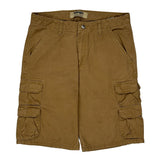Wrangler Cargo Shorts - 34W 11L Brown Cotton