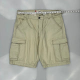 Levis Cargo Shorts - 36W 10L Beige Cotton