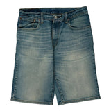 569 Levis Denim Shorts - 33W 11L Blue Cotton