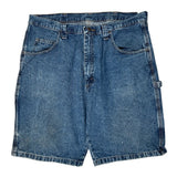 Wrangler Carpenter Shorts - 36W 10L Blue Cotton