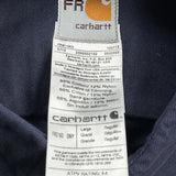 Aps Logo Carhartt Shirt - Large Navy Cotton