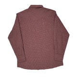 Tall Wrangler Checked Shirt - XL Red Cotton Blend