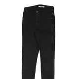 LEVI'S Womens Black Slim Jeans Denim W26 L30 Zip Classic Skinny Cotton Blend