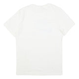 NIKE Mens White Classic Graphic T-Shirt S Short Sleeve Crew Neck Sportswear