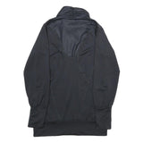 ADIDAS Womens Black Polyester Blend Zip Jacket UK 14 Sportswear Track