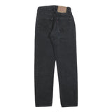 LEVI'S 534 02 Womens Jeans Black Regular Straight Denim Medium W23 L28 Zip