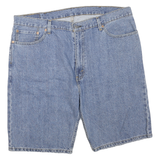 LEVI'S Mens Denim Blue Cotton Blend Shorts XL W40 Classic Fit Casual