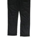 JUST CAVALLI Mens Black Cotton Regular Fit Straight Leg Trousers W34 L28 Stylish