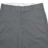DICKIES Mens Grey Casual Shorts L W36 Workwear Durable Polyester Blend