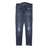 LEVI'S 512 Mens Jeans Blue Slim Skinny Denim Medium W32 L30 Stretch Zip