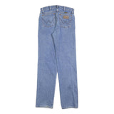 WRANGLER Mens Jeans Blue Regular Straight Denim Medium W30 L34 Classic Zip