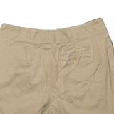 LAUREN RALPH LAUREN Womens Beige Casual Cotton Blend Shorts M W30 Rope Waist
