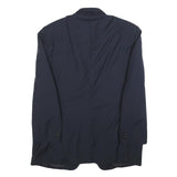 CANALI Mens Blue Wool Blend Blazer Jacket L Classic Tailored Button Closure