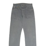 LEVI'S 501 Mens Jeans Blue Classic Straight Denim Medium W29 L32 Button Closure