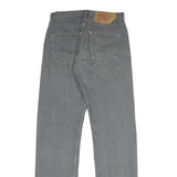 LEVI'S 501 Mens Jeans Blue Classic Straight Denim Medium W29 L32 Button Closure