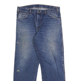 DICKIES Mens Jeans Blue Regular Straight Denim Medium W34 L30 Casual Workwear