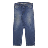 DICKIES Mens Jeans Blue Regular Straight Denim Medium W34 L30 Casual Workwear
