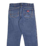 DICKIES Mens Jeans Blue Regular Straight Denim Medium W34 L30 Casual Workwear