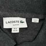 Lacoste Slim Fit Polo Shirt - 3XL Gray Cotton