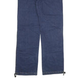 HEART LUCK Mens Jeans Blue Regular Straight Denim Raw W37 L35 Workwear