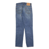 LEVI'S 511 Slim Mens Jeans Blue Denim Cotton Blend W29 L32 Zip Slim Fit