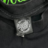 Skateboarding Santa Cruz T-Shirt - Small Black Cotton