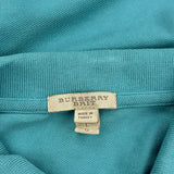 Burberry Brit Polo Shirt - Large Green Cotton