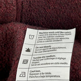 Carhartt Hoodie - 2XL Burgundy Cotton Blend