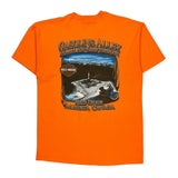 Gasoline Alley Harley Davidson Graphic T-Shirt - Large Orange Cotton