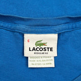 Lacoste T-Shirt - XL Blue Cotton