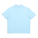 POLO RALPH LAUREN Womens Blue Short Sleeve Plain S Polo Shirt Casual Summer