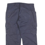 HELLY HANSEN Mens Cotton Blend Navy Regular Fit Cargo Trousers W38 L28 Workwear