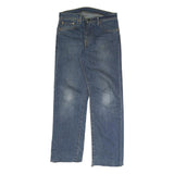 LEVI'S Mens Blue Regular Straight Denim Medium W30 L30 Classic Cotton Blend Zip