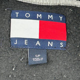 Tommy Jeans Spellout Sweatshirt - Small Black Cotton