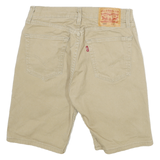LEVI'S Mens Shorts Beige Casual Plain M W28 Stylish Summer Wear