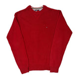Tommy Hilfiger Sweater - Medium Red Cotton