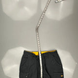 Cat Cargo Pants - 32W 32L Black Polyester Blend