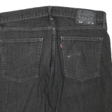LEVI'S Mens Black Denim Cut-Off Shorts L W32 513 Style Casual Cotton Blend