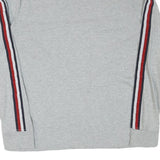 TOMMY HILFIGER Mens Grey & Red Long Sleeve Crew Neck Logo T-Shirt M