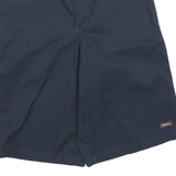 DICKIES Mens Shorts Blue Casual Plain M W30 Workwear Durable Cotton Blend
