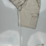 Wrangler Cargo Shorts - 30W 10L Beige Cotton
