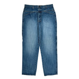 Francois Girbaud Graphic Jeans - 36W 31L Blue Cotton