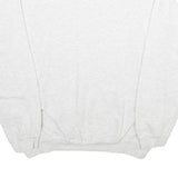 PUMA Mens White Crew Neck L Classic Cotton Sweatshirt Logo Pullover