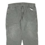 DICKIES Mens Grey Regular Fit Straight Cotton Blend Jeans W40 L28 Workwear