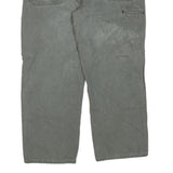 DICKIES Mens Grey Regular Fit Straight Cotton Blend Jeans W40 L28 Workwear
