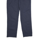RED KAP Mens Polyester Blend Navy Regular Fit Straight Leg Trousers W38 L32