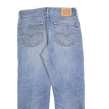 LEVI'S 751 Mens Jeans Blue Regular Straight Denim Medium W36 L30 Classic Zip