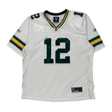 Green Bay Packers Reebok Nfl Football Jersey - 2XL White Polyester