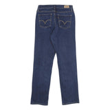 LEVI'S Perfectly Slimming 512 Straight Womens Jeans Blue Slim Straight Denim W30