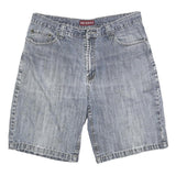 NEVADA Mens Denim Blue Casual Shorts L W36 Cotton Blend Classic Fit